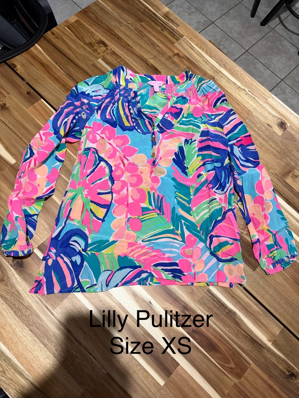 Lilly Pulitzer Multicolor Tropical Print Dress - Pink, Teal & Green